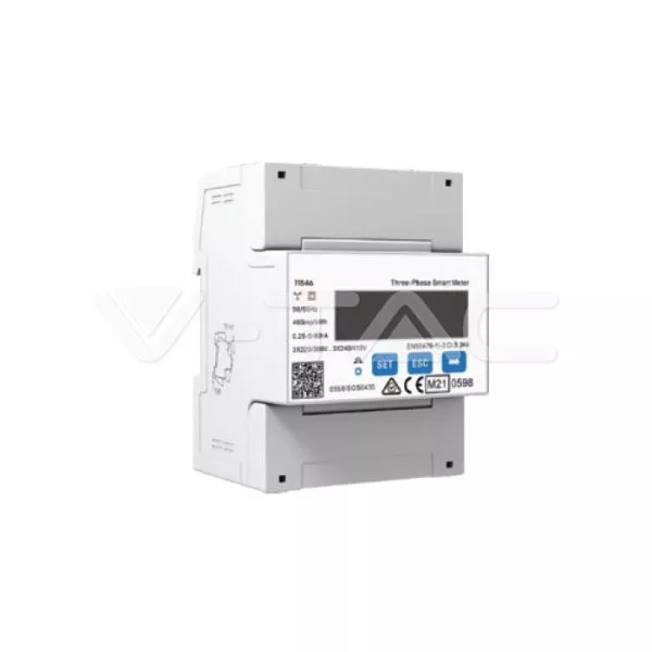 Compteur Smart Meter 3*230/400V 5( 80 )A RS485 4P MID