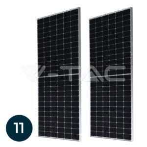 11x Panneau solaire monocristallin 450W