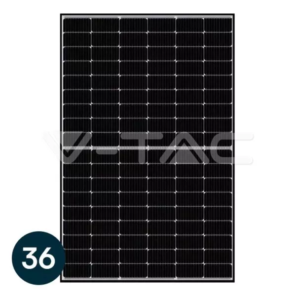 430W monocrystalline solar panel - TopCon - Black Frame